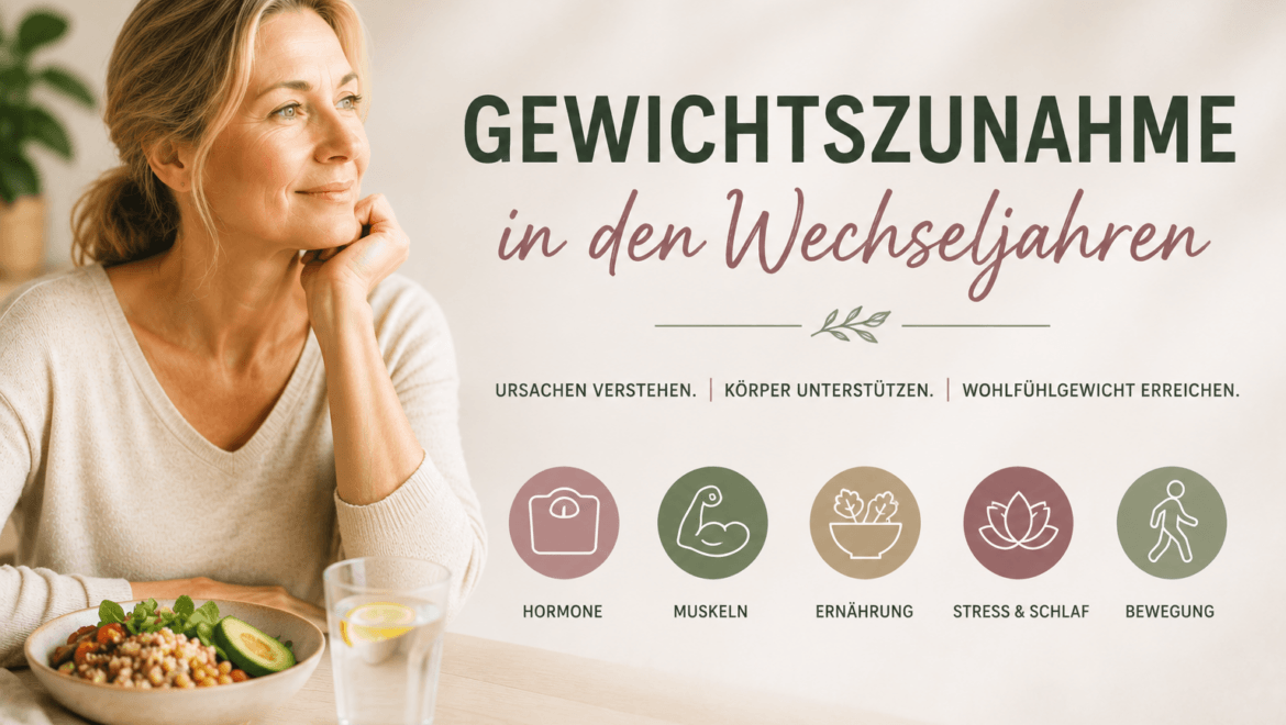 Gewichtszunahme in den Wechseljahren